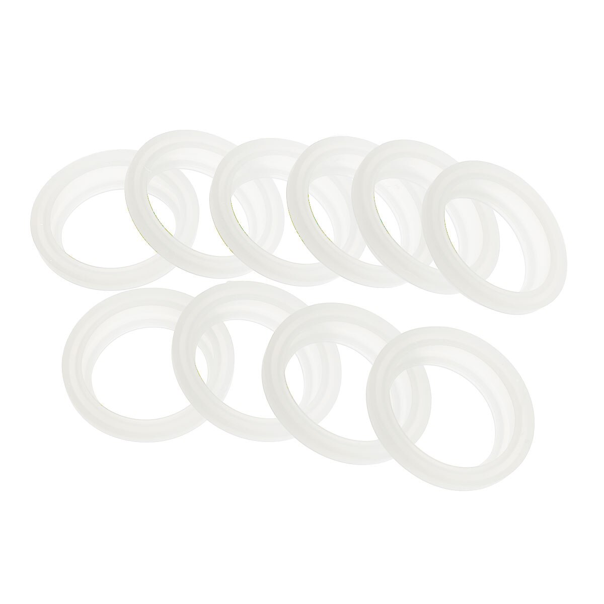 10Pcs Silicone Sealing O Rings Outdoor Vacuum Thermos Bottles Sealing Ring Pad Fasteners Bottle Cover Cup Lid Seal Rings: 4cm