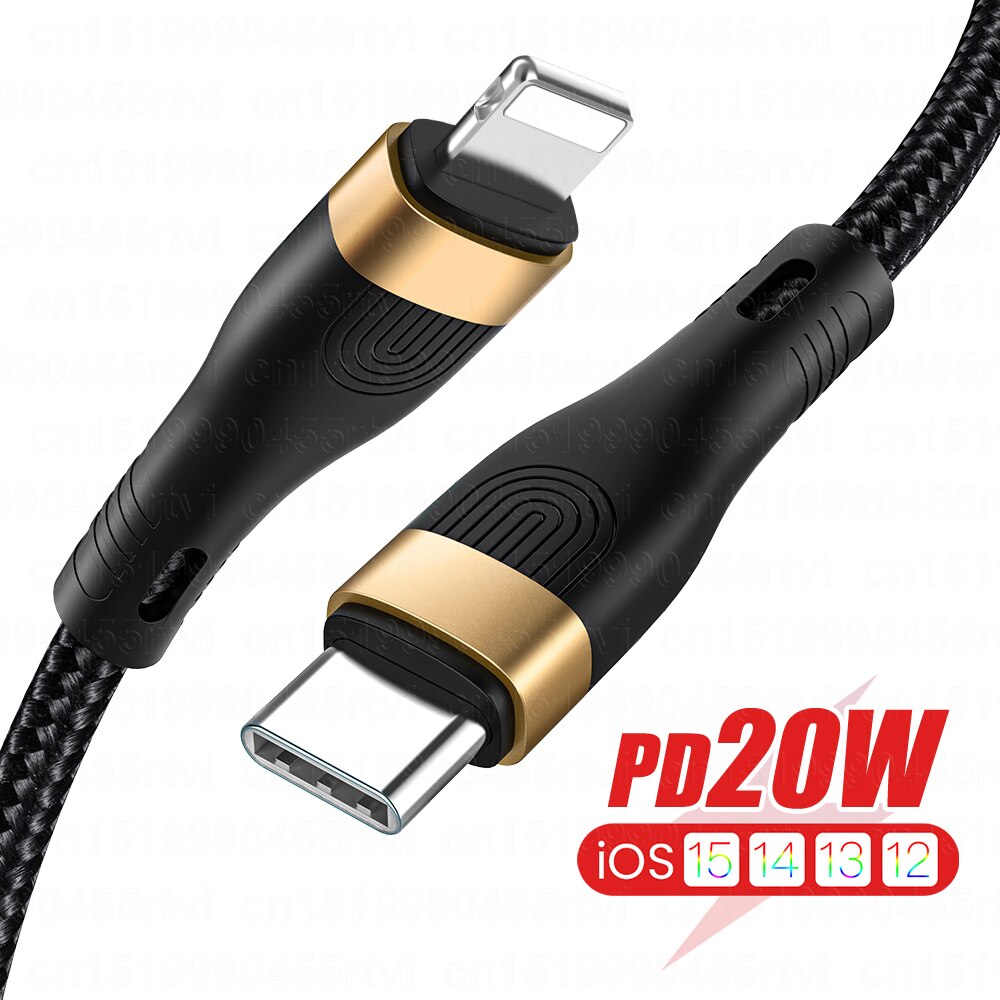 20W Pd Usb Type C Kabel Voor Iphone 13 Pro Max Snel Opladen Usb C Kabel Voor Iphone 12 mini Pro Max Usb Type C Datakabel 1/2M