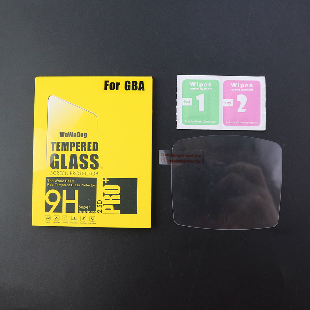 JCD Anti Scratch Tempered Glass for Gameboy Advance GBA for Gameboy Color GB GBC GBP GBA SP Console Screen Protector Film Guard: Light purple