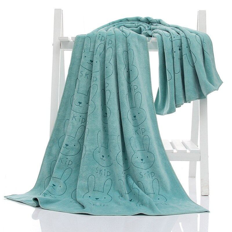 140X70CM Super-sized Pet Dog Bath Towel Microfiber Strong Absorbing Water Bath Teddy Cat Puppy Towel Soft Dry Hair Dog Towels: dark green