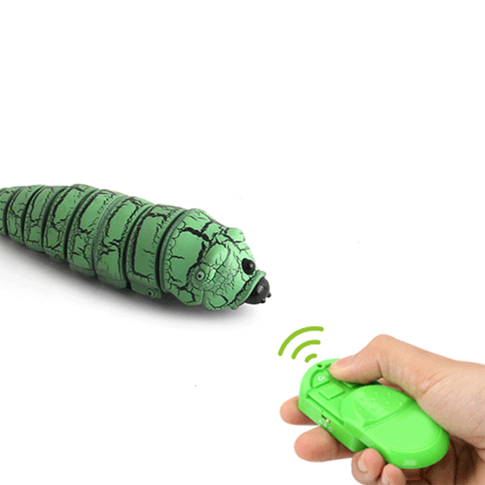Remote Control Caterpillar Toys Infrared Induction Remote Control Caterpillar Animal Insect Electric Toy Christmas Kids Toy