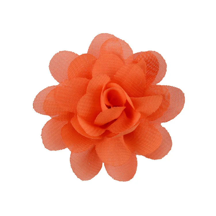Nishine-Mini Chiffon Tecido Flores para Mulheres e Meninas, Headband, Grampos de Cabelo, Roupas DIY, Bonés, Headwear, Acessórios, 2 ", 20Pcs, Lote