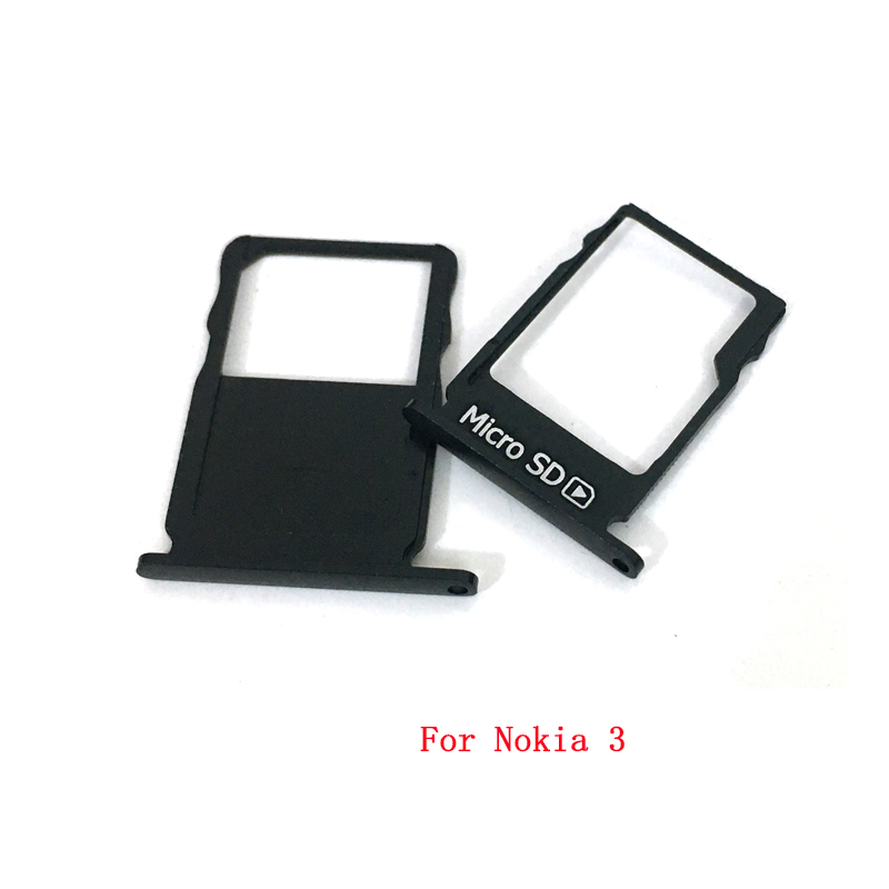 Per Nokia 3 Sim Card Zoccolo Del Supporto Del Vassoio Slot SD Repalcement Parte 1Set