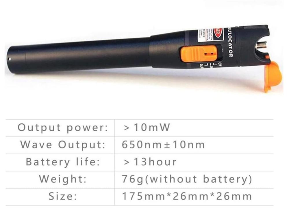 Lokalizator 50mw VFL FTTH światłowodowy wizualny błąd 30mw 60mw typ pióra 40mw wysokiej jakości 20MW