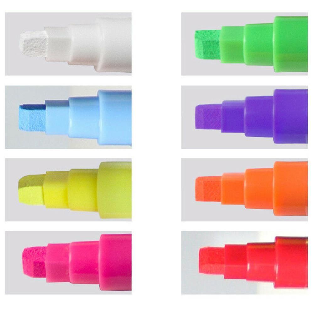 1PC Flash Color Erasable Highlighter For Fluorescent Plate Pens Liquid Chalk Marker Stationery
