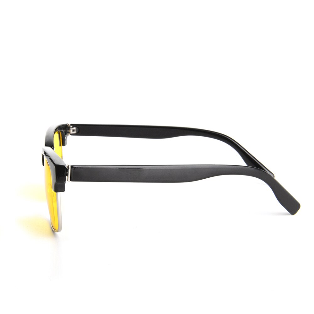 Gudzws Vision Blue Light Shield Computer Cellphone Glasses Anti Blue Light 100% UV Protection Classic Rectangle Plastic Frame Yellow Lens