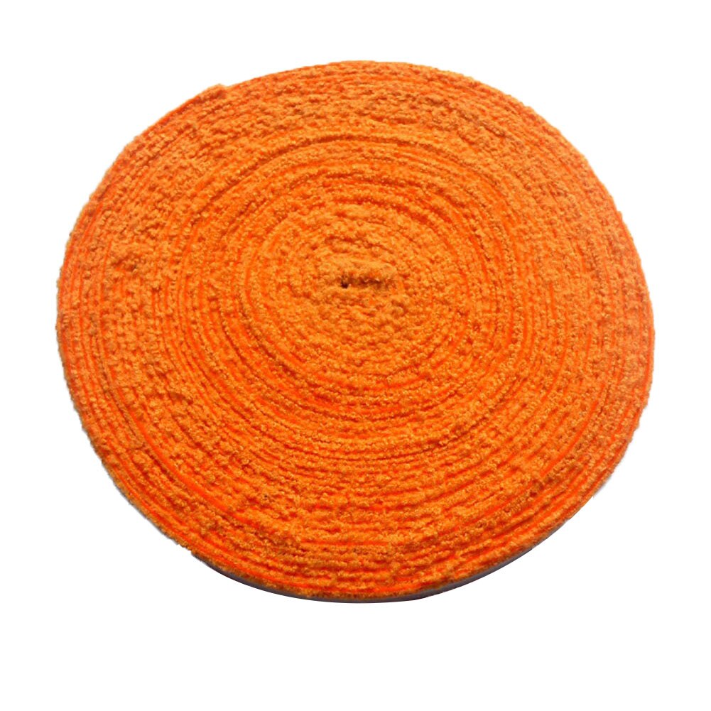 Badminton tennisracket håndtag greb absorbere sved skridsikker indpakning håndklæde bånd fiskeri skridsikker sved bånd greb: Orange