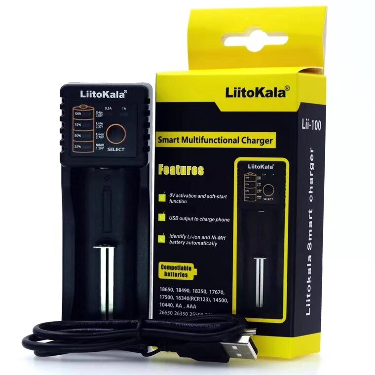 LiitoKala Lii-100B lii100 lii202 lii402 lii500 lii600 lii-500s Battery Charger