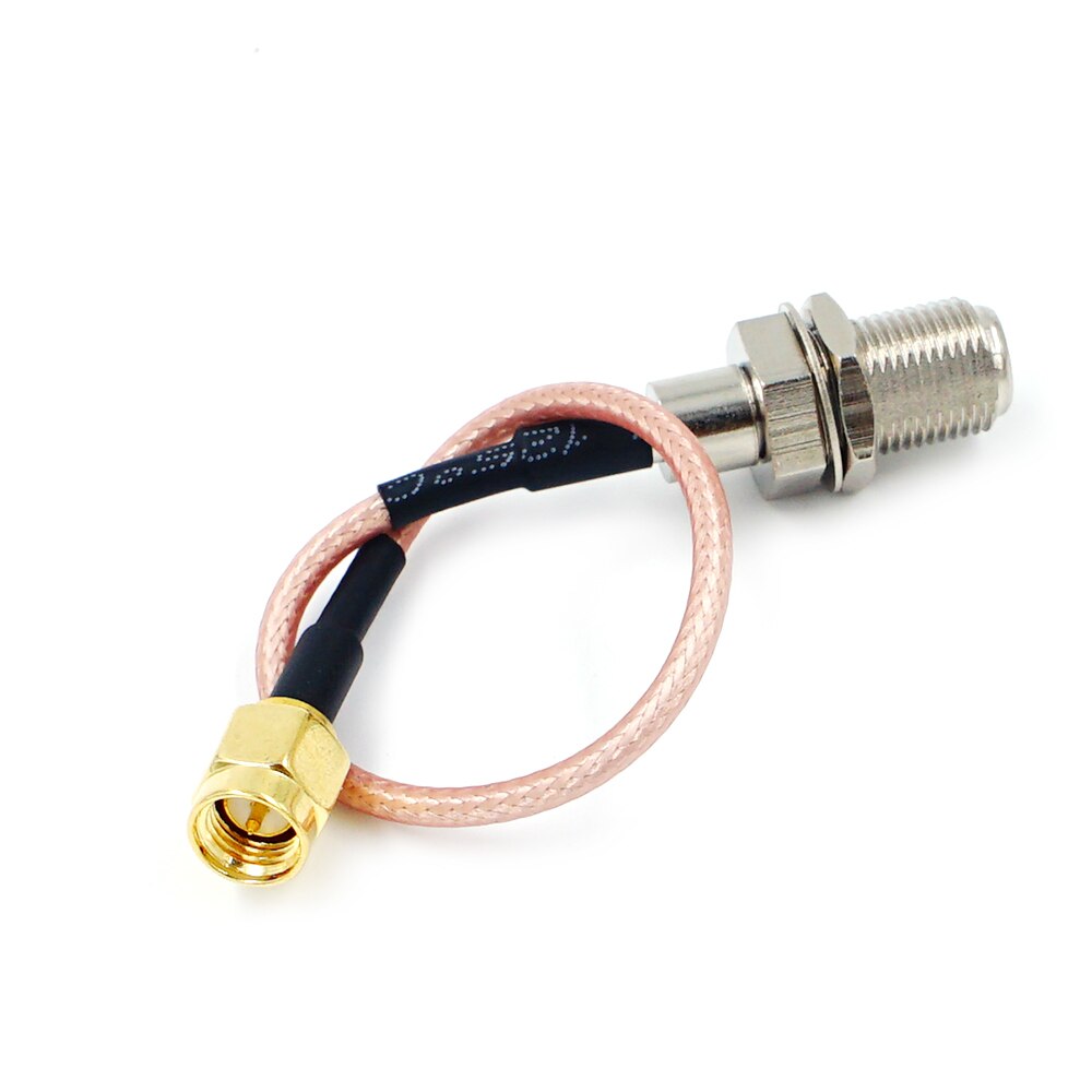 1Pcs Connector Adapter Sma Stekker Naar F Vrouwelijke Jack Connector Kabel RG316 Coaxiale F Type Kabels 10Cm-100Cm