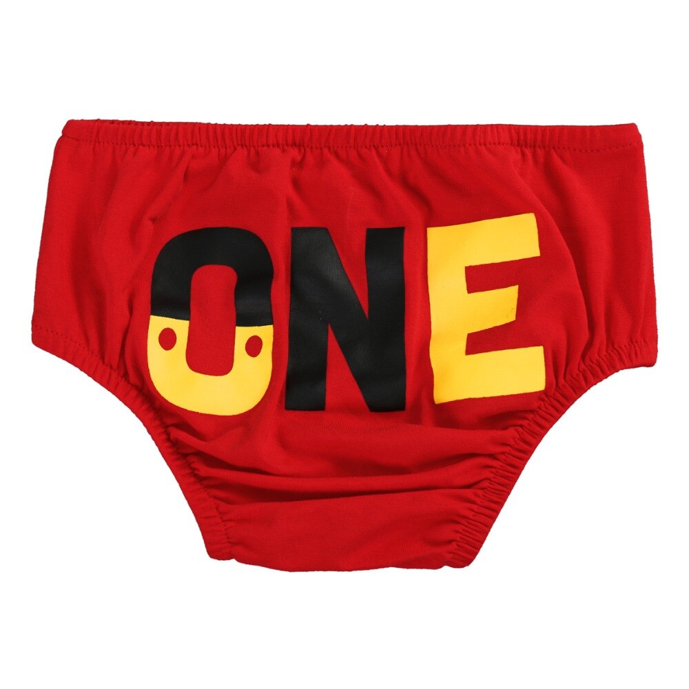 Baby Shorts for 6-18M Cute Baby Boys Girls 1st Birthday Bloomer Clothes Diaper Cover PP Pants Nappy Cake Smash Baby Bloomers: Red / 12M