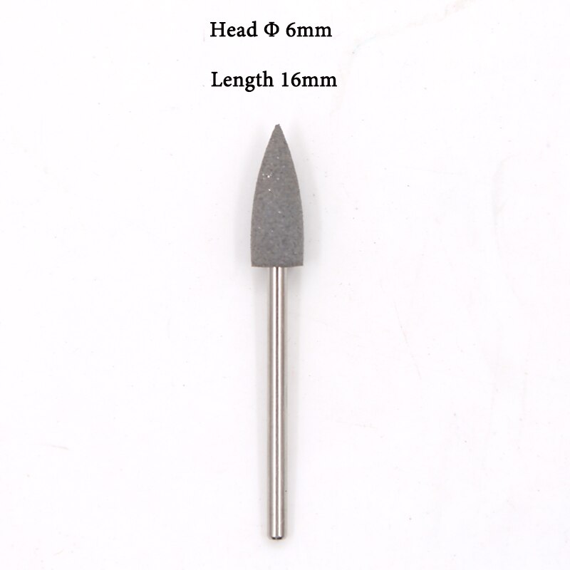 Brocas de silicona de goma de carburo para manicura, pedicura, manicura, máquina fresadora para manicura, lima de uñas
