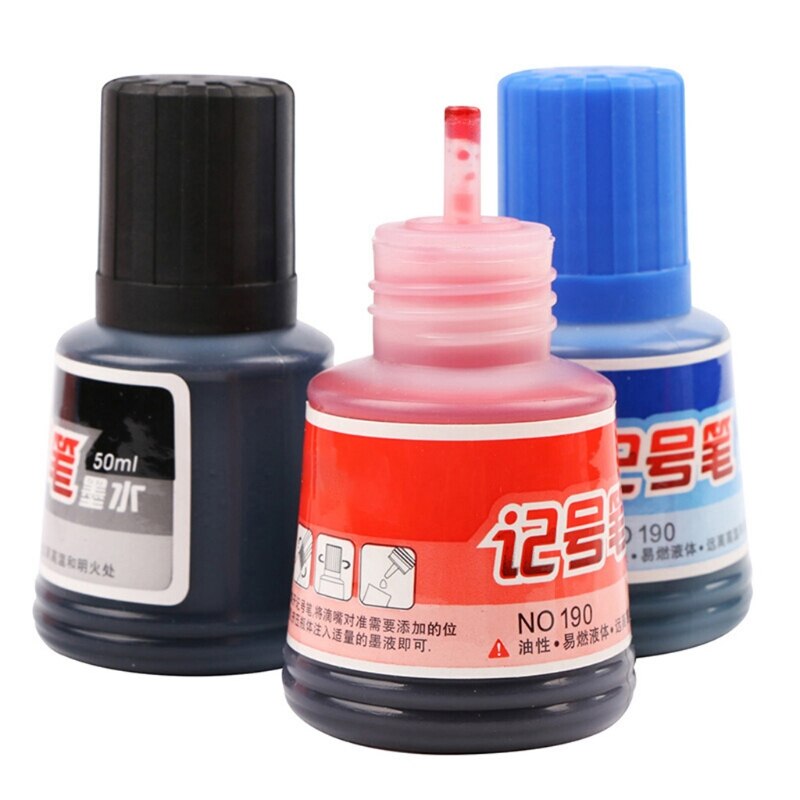 1 Fles 36Ml Refill Inkt Voor Bijvullen Inkt Whiteboard Marker Pen Zwart Rood Blauw School Kantoorbenodigdheden Wholesalse