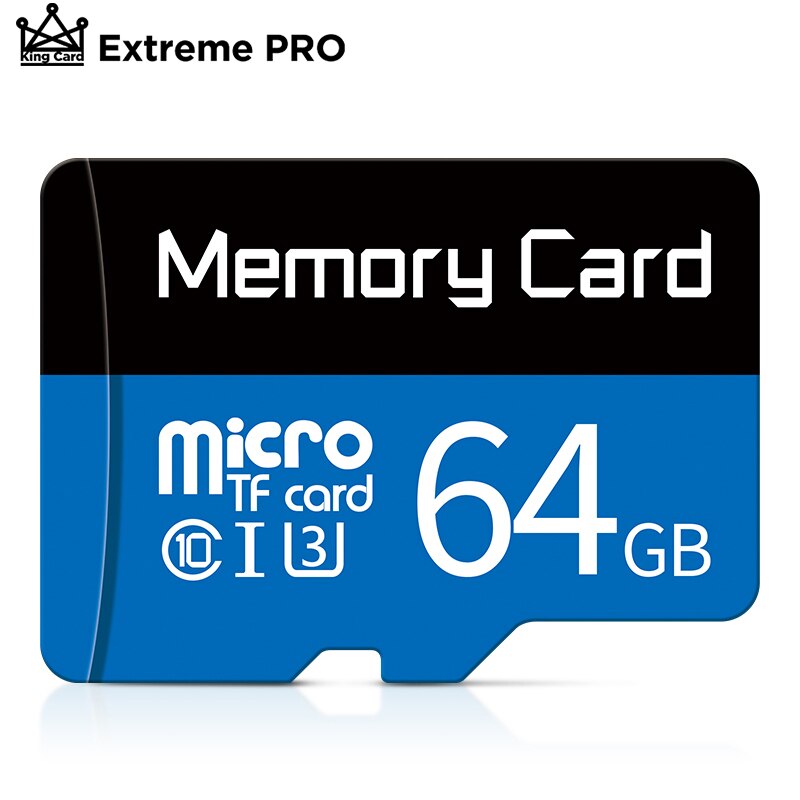 Micro sd-kort 16gb 32gb 64gb 128gb 256gb klasse 10 mini tf-kort højhastigheds microsd-hukommelseskort til samrtphone bord pc: 64gb