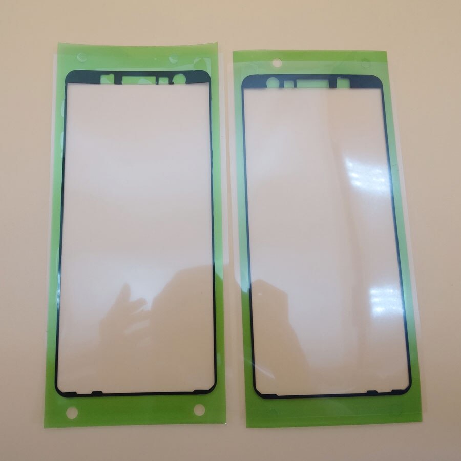 100 unids/lote para Samsung Galaxy A7 A750 A750F marco frontal LCD bisel vivienda adhesivo cinta adhesiva