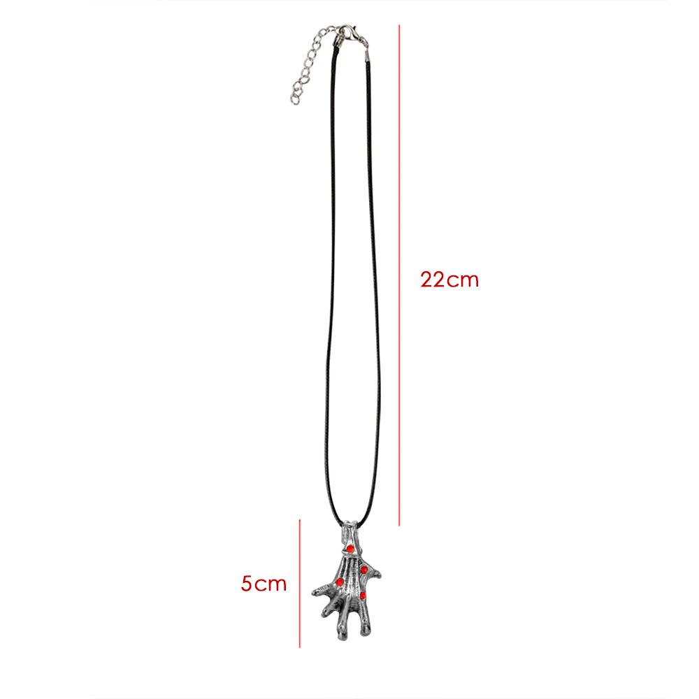 Car Pendant Personality Crystal Metal Skeleton Hand Auto Suspension Decoration Automobile Rearview Mirror Hanging Ornament