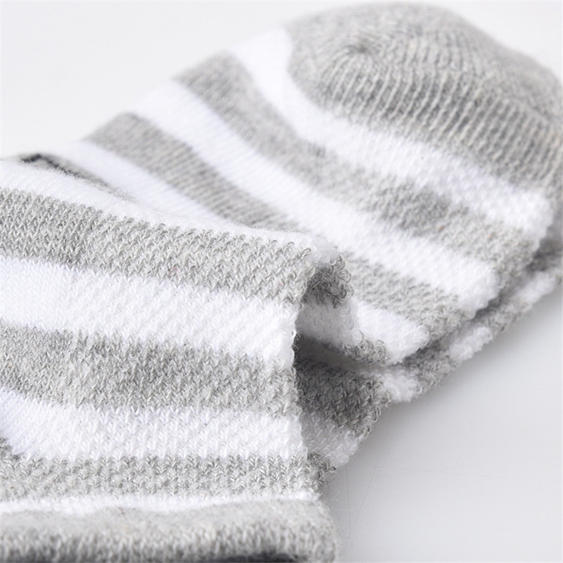 5 Pair=10PCS/lot Baby Socks Neonatal Spring Summer Mesh Cotton Plain Stripes Kids Girls Boys Children Socks For 4-12 Year