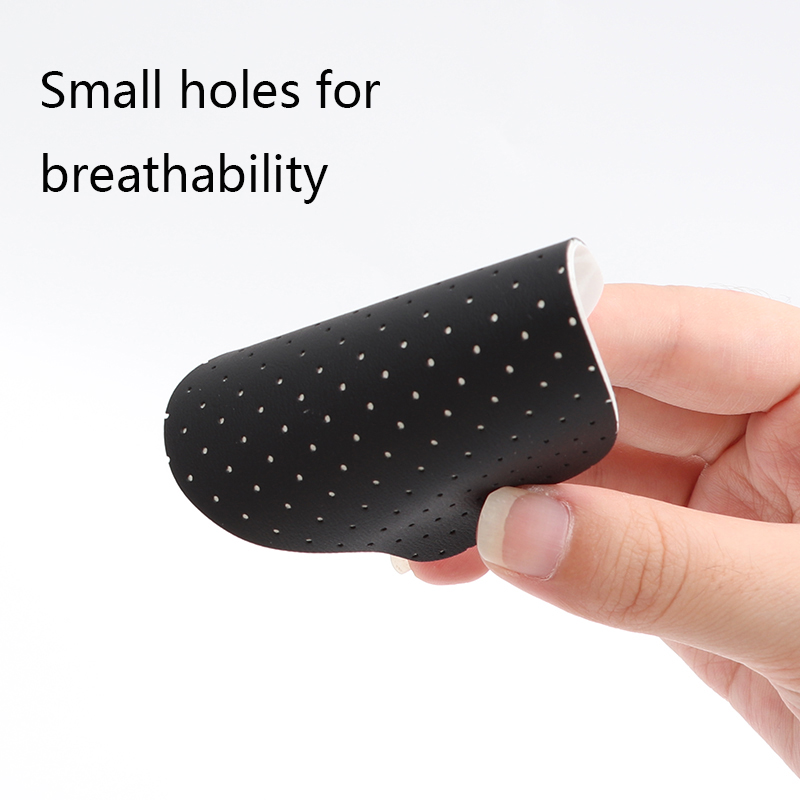 Subvención para reparación de talones zapatos adhesivos con agujeros plantillas para zapatillas parche almohadillas para talón pegatina protectora para talón insertos antidesgaste para el cuidado de los pies 4 Uds