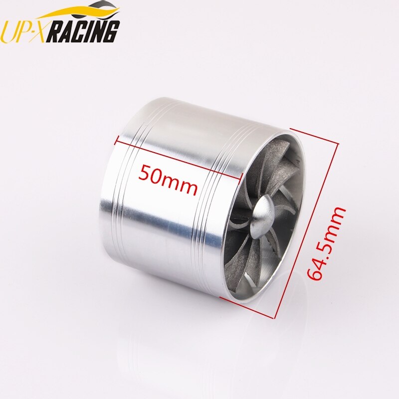 Hight universal 2.5 inch turbo fan auto air intake supercharge Turbo air intake Fuel Saver Fan Car UP-F-001
