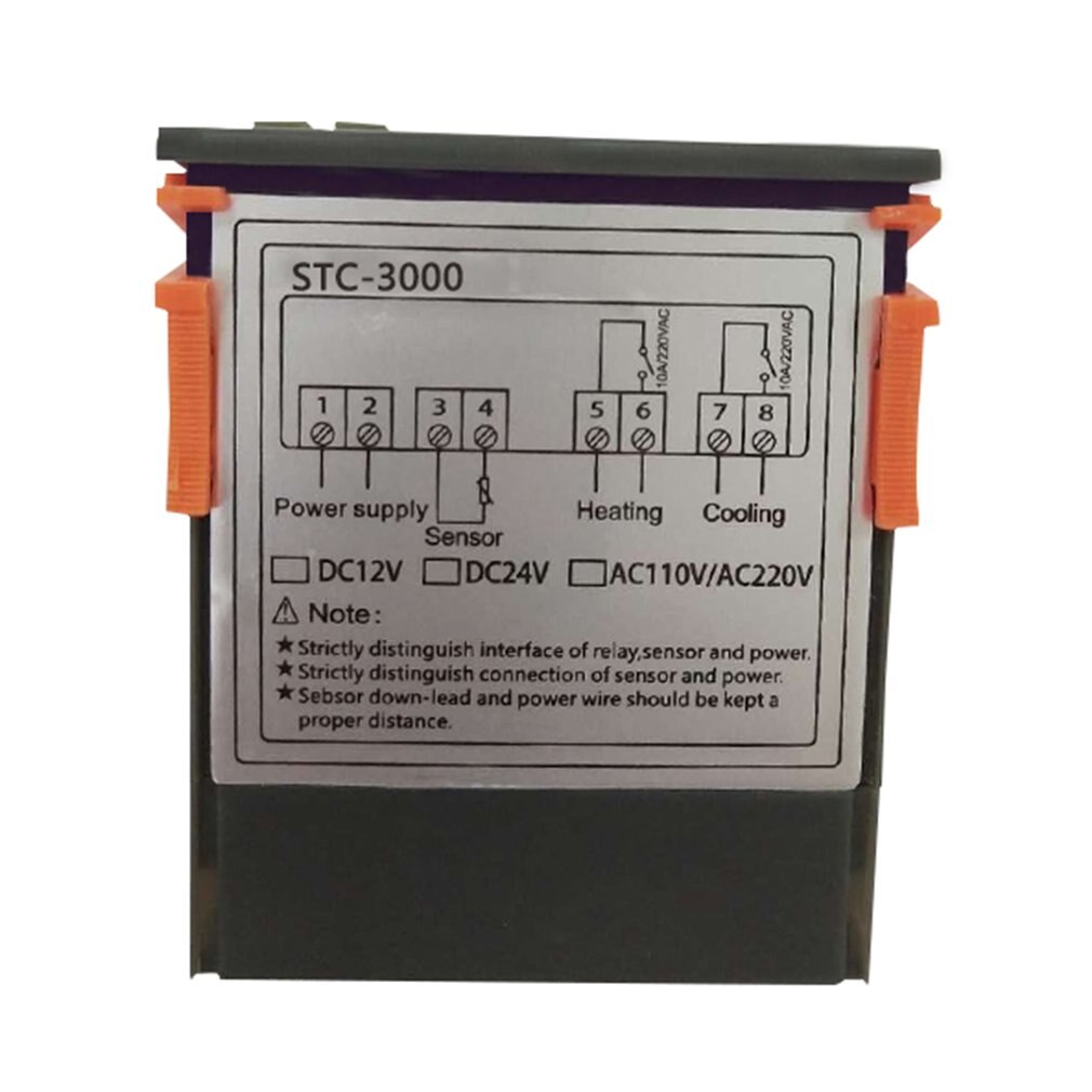 STC-3000 High Precision Digital Thermostat Temperature Controller Thermometer Sensor Hygrometer 12V 24V 220V