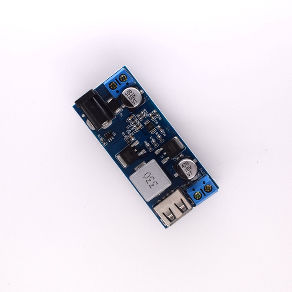 HW-688 Buck Module 24V/12V to 5V USB Ports Charging Module DC-DC Step-down Converter for Mobile Phone Car Recorder