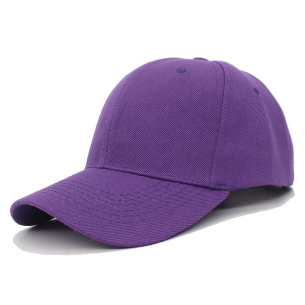 Youbome kvinner baseball caps merke herre snapback hatter caps for menn solid casquette ben hanne gorras fit trucker dad cap lue: Lilla