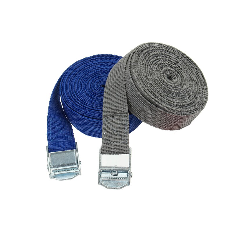 5m x 25mm bil spännband rep band stark spärr bälte bagage väska last surrning med rep spännare metall spänne bogsering