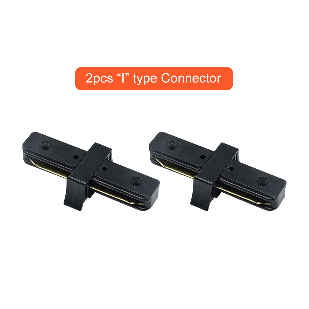 LED-Spur-Stelle Beleuchtung Schiene Spur Streifen 0,5 m 1m Weiß Schwarz 2 Draht Spur 2 Teile/los Schiene Streifen stecker Für Spur Licht führen: hell Blau