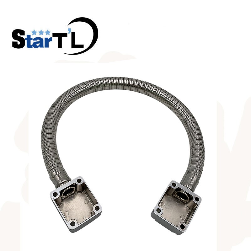 Metal Cable protector pipe tube diameter stainless steel Cable pipe for Door access control wire