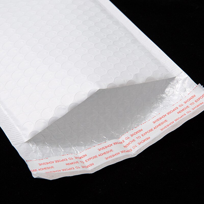100Pcs Bubble Mailers Pearl White Plastic Bubble Envelope Business Packaging Bags With Bubble Padded Envelope