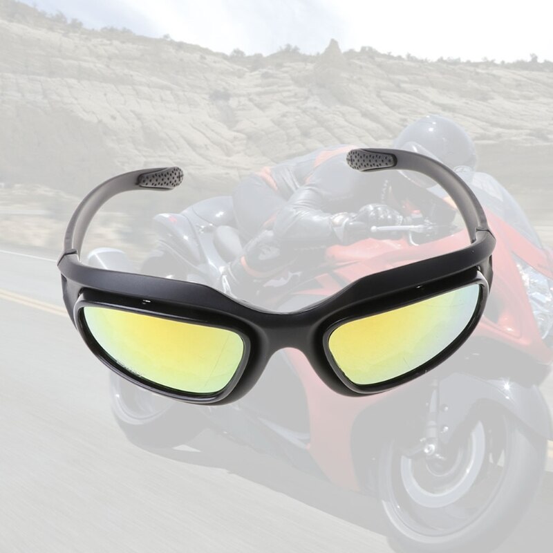 Winddicht Gepolariseerde Motorfiets Lens Zonnebril Riding Fietsen Biker Sport Wrap