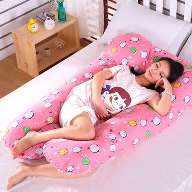 25 Sleeping Support Pillow for Pregnant Women Full Body Pillow Cotton Pillowcase U Shape Maternity Sleeper Bed Pregnancy Pillows
