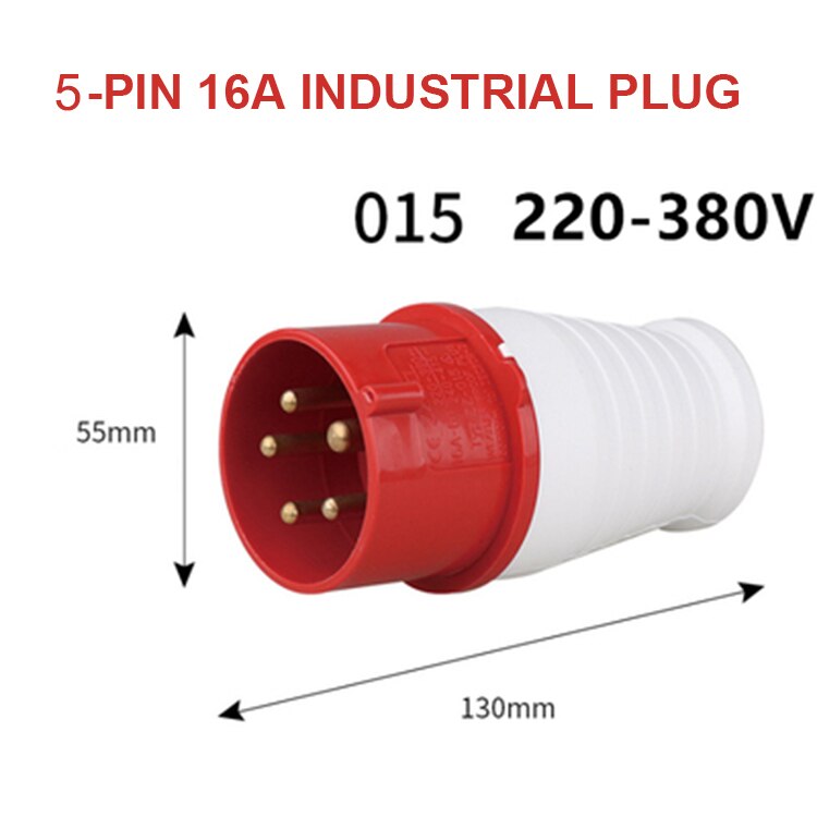 5 Pins Waterproof Industrial Plug Socket Concealed Connector 5-Core 16A/32A Aviation Explosion-proof Male And Female: 16A industrial plug