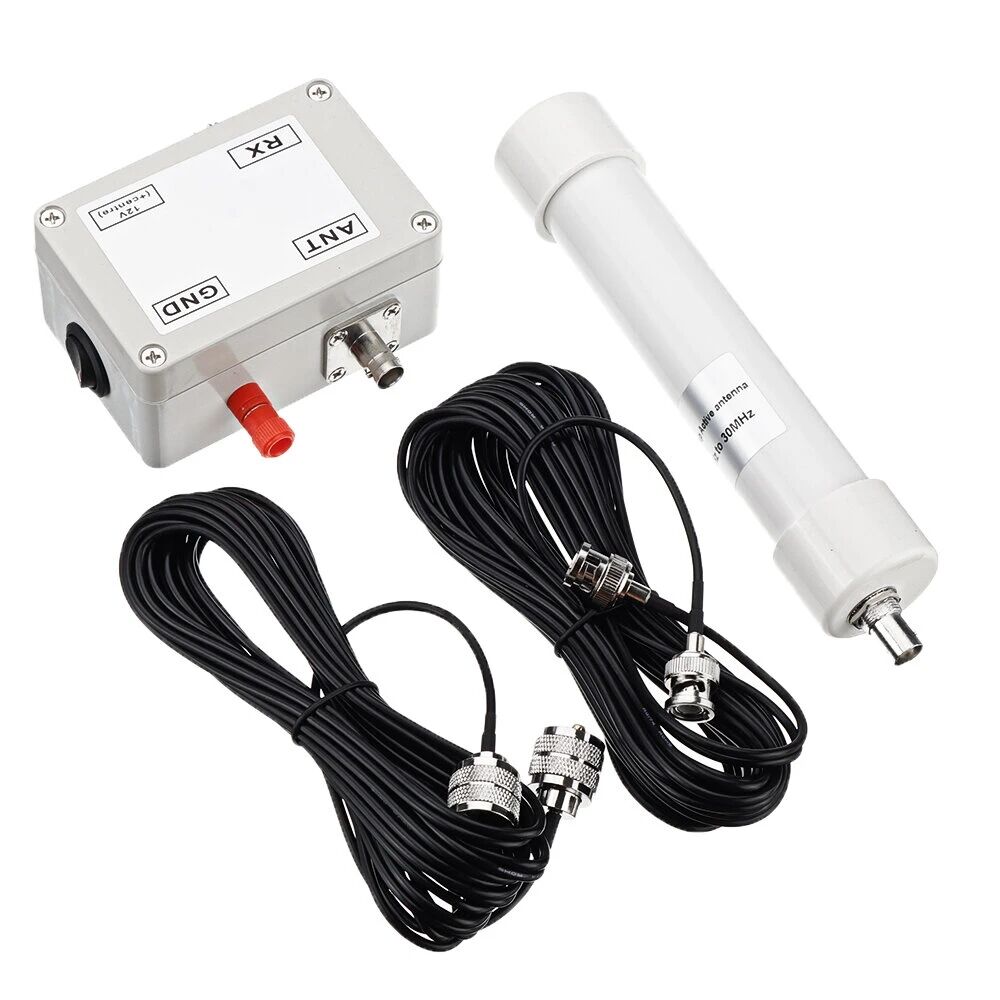 Actieve Antenne 10Khz Tot 30Mhz Mini Zweep Hf Lf Vlf Vhf Sdr Rx Met Draagbare Kabel