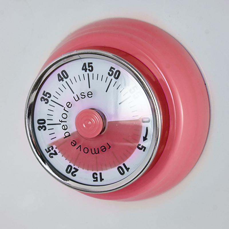 Kitchen Timer 60 Minutes Count Square Cooking Up Alarm Sleep Temporizador Clock Mechanical Stopwatch Alarm Down Office Meeting