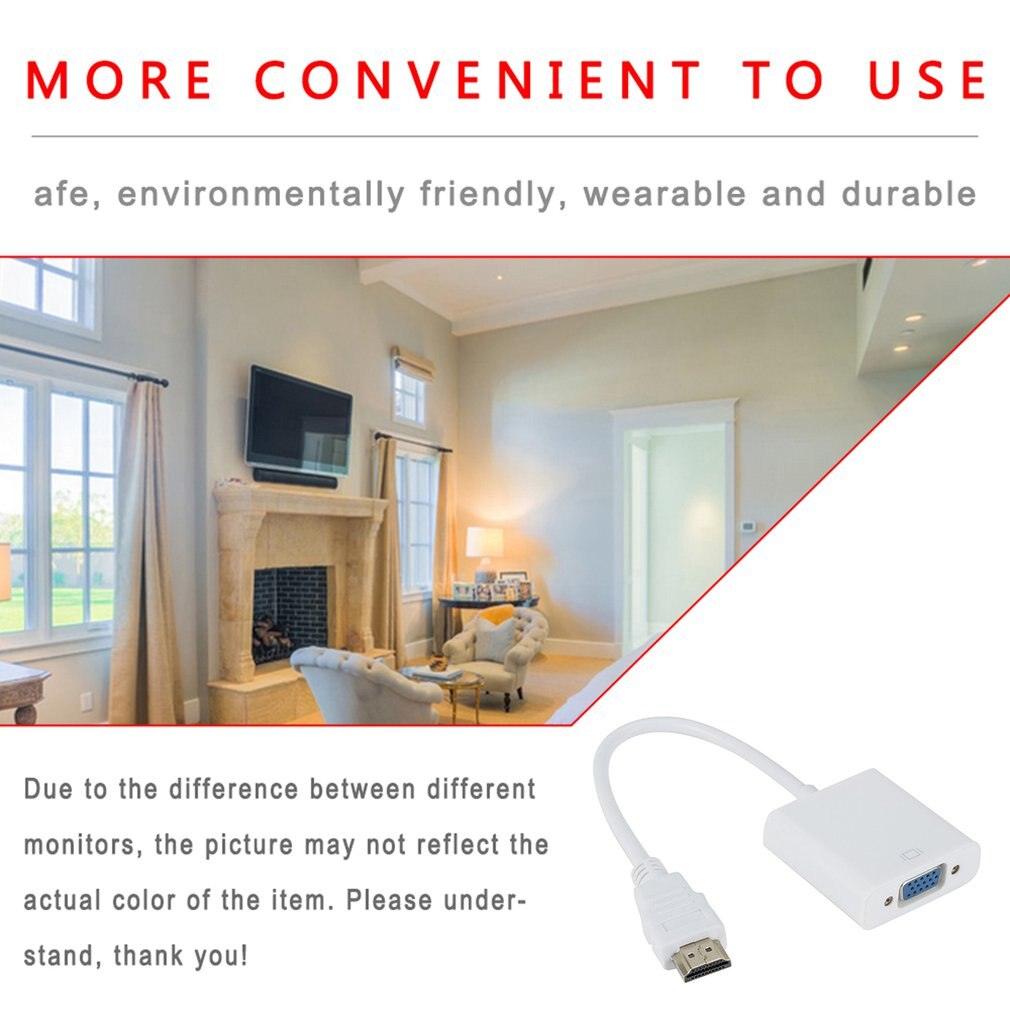 Hdmi Zu Vga Wandlung Kabel Mit Usb Energie Versorgung Hdmi Zu Vga Adapter Kabel Mit Audio- Und Netzteil Tv Kasten