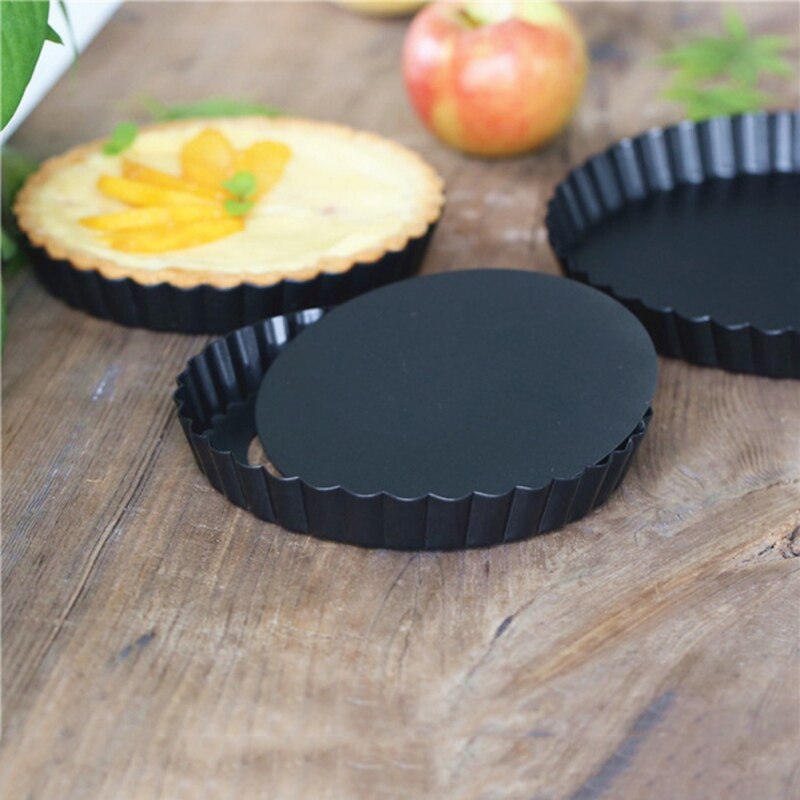 4inch Nonstick Removable Bottom Mini Tart Pan Pizza Baking Tray Mould Cake Mold Cheesecake Pan