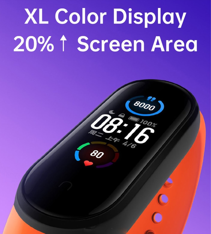 Xiaomi Mi Band 5 Fitness Bracelet Magnetic Charge 24h Heart Rate Sleep REM Nap Step Swim Sport Monitor Remind Alarm wristband 5