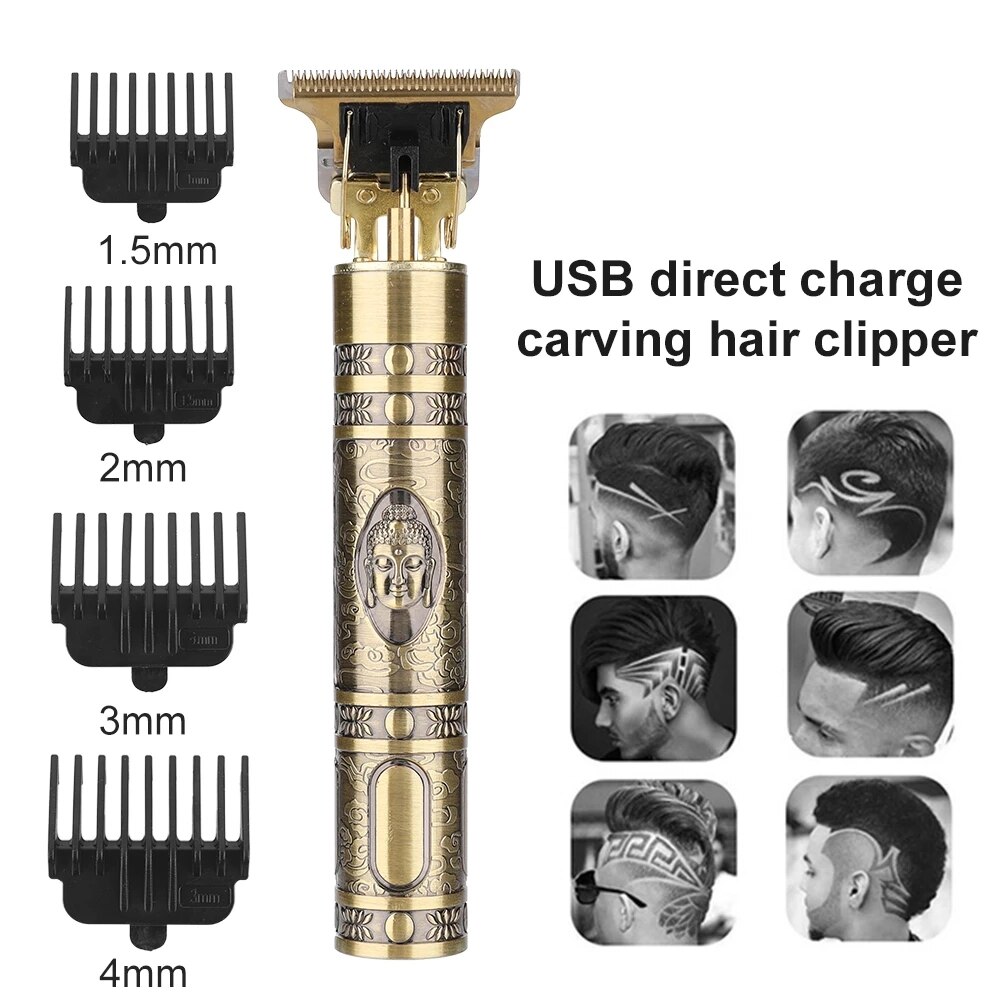 Hair Trimmer Set Tool Electric Hair Clipper Hair 0mm Barber Machine Cordless Haircut Men Cutter Shaver Home Use