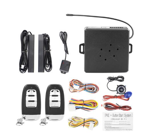 Car Alarm Remote Control Car Keyless Entry Engine Start Alarm System Push Button Remote Starter Stop Auto: Type3