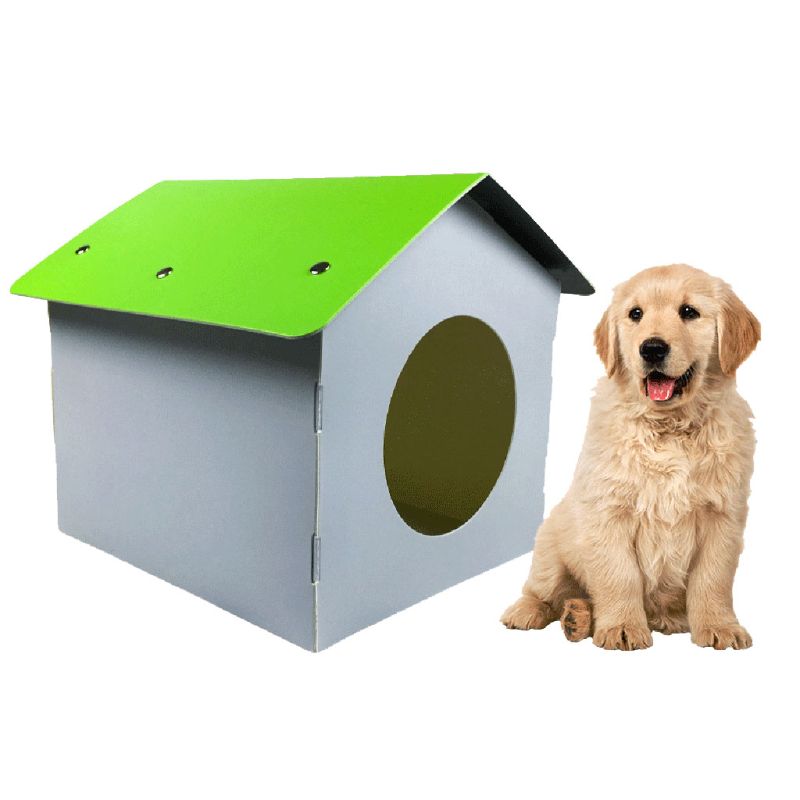 Plastic Hond Huizen Outdoor Geïsoleerde, Weerbestendig Hond Huizen Buiten Met Deur