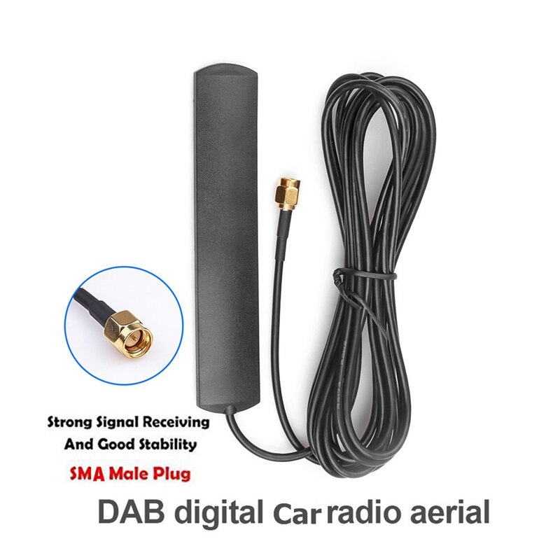 Amplificateur D'antenne SMA Interne 3G/4G/LTE - Gain 3dBi, Fréquences 900/1800/2100 MHz - Pour Améliorer La Réception WiFi/4G En Voiture