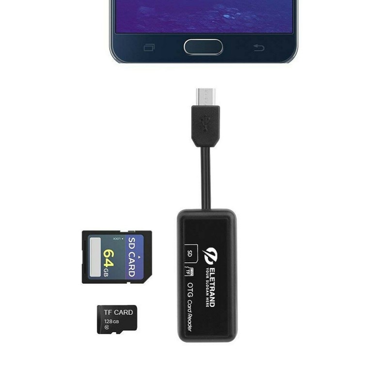 Micro-USB 2.0 Kaartlezer Multi In 1 Plug-en-play Secure Digital Geheugenkaarten Telefoon OTG adapter Kabel Voor Android Laptop PC