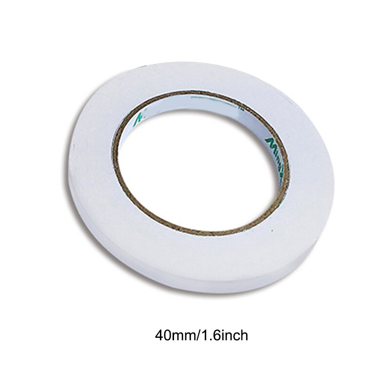 Double Sided Tape Thin Type Easy to Tear Strong Stickiness Adhesive Sticky Tapes for Crafts Letters Shelves Drawers: 40mmX12m