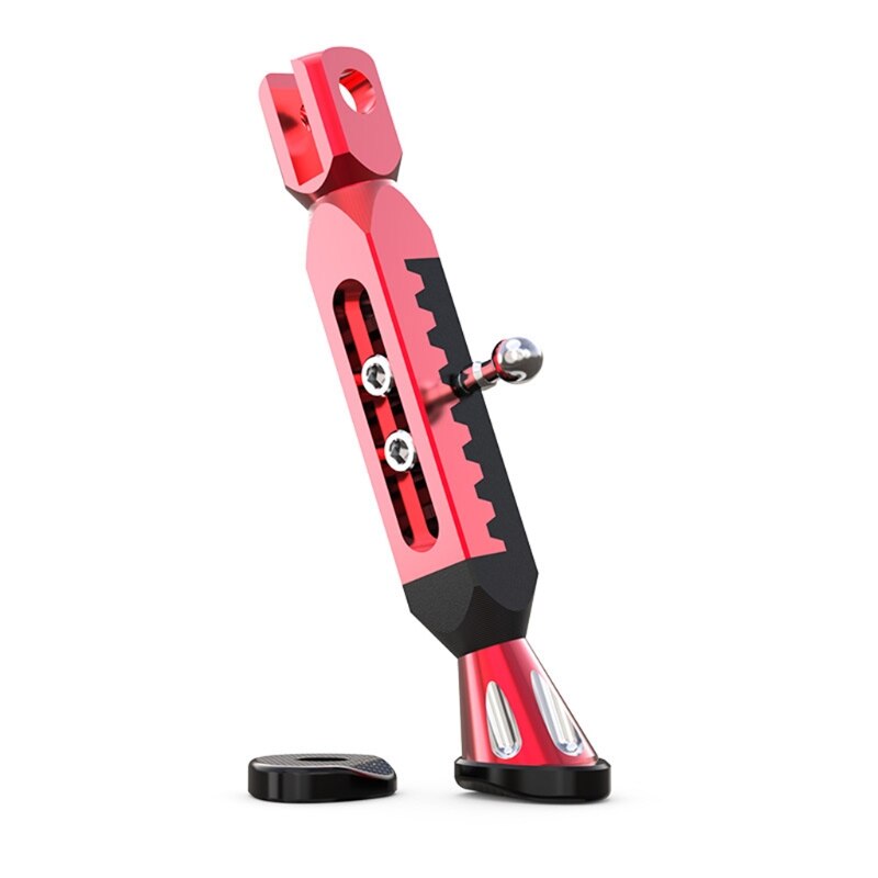 Pata de cabra Universal para motocicleta eléctrica, soporte de Pie ajustable para estacionamiento lateral, soporte para moto eléctrica: red