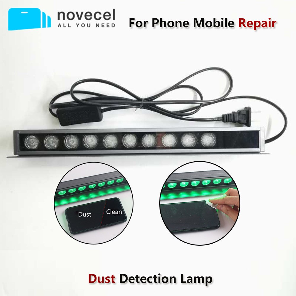 Novecel LED Dust Detection Lamp Fingerprint Scratch Observer Light Phone Repair for iPhone Samsung Detection