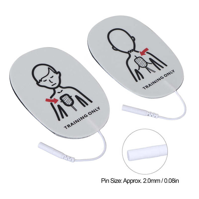 Training Electrode Pads Non Woven Fabric Training Replacement Pads for XFT AED Trainer