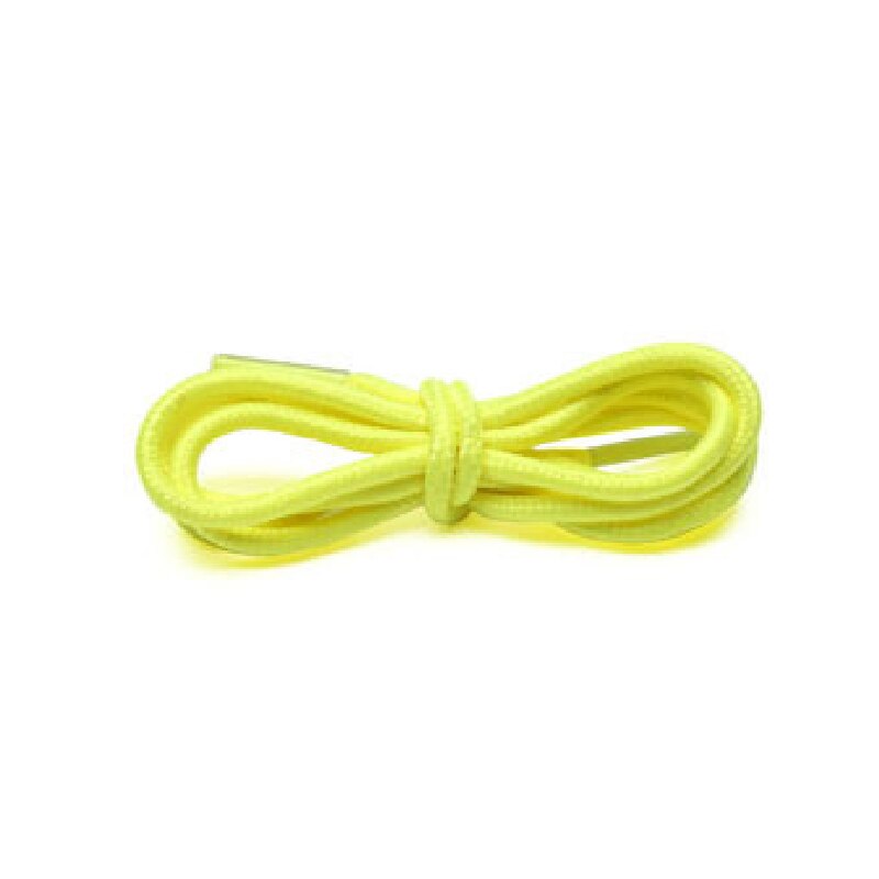 1 Paar Lichtgevende Schoenveters Ronde Sneakers Schoenveters Canvas Veters Glow In De Donkere Nacht Kleur Fluorescerende Schoenveter 80 Cm: Geel