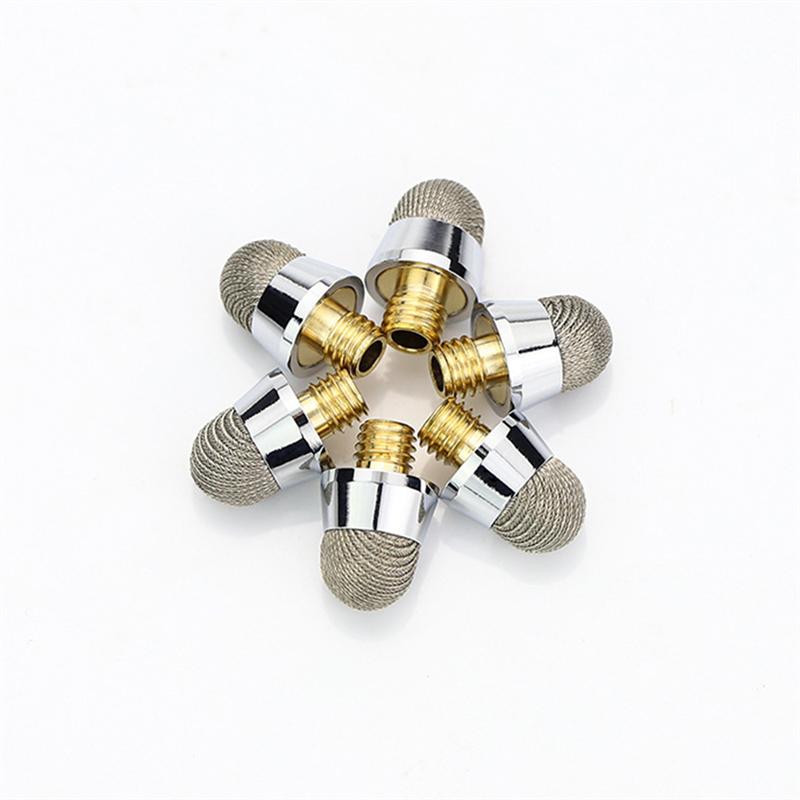10Pcs M5 External Thread 6.4mm Electroplated Capacitive Pen Replacement Tips