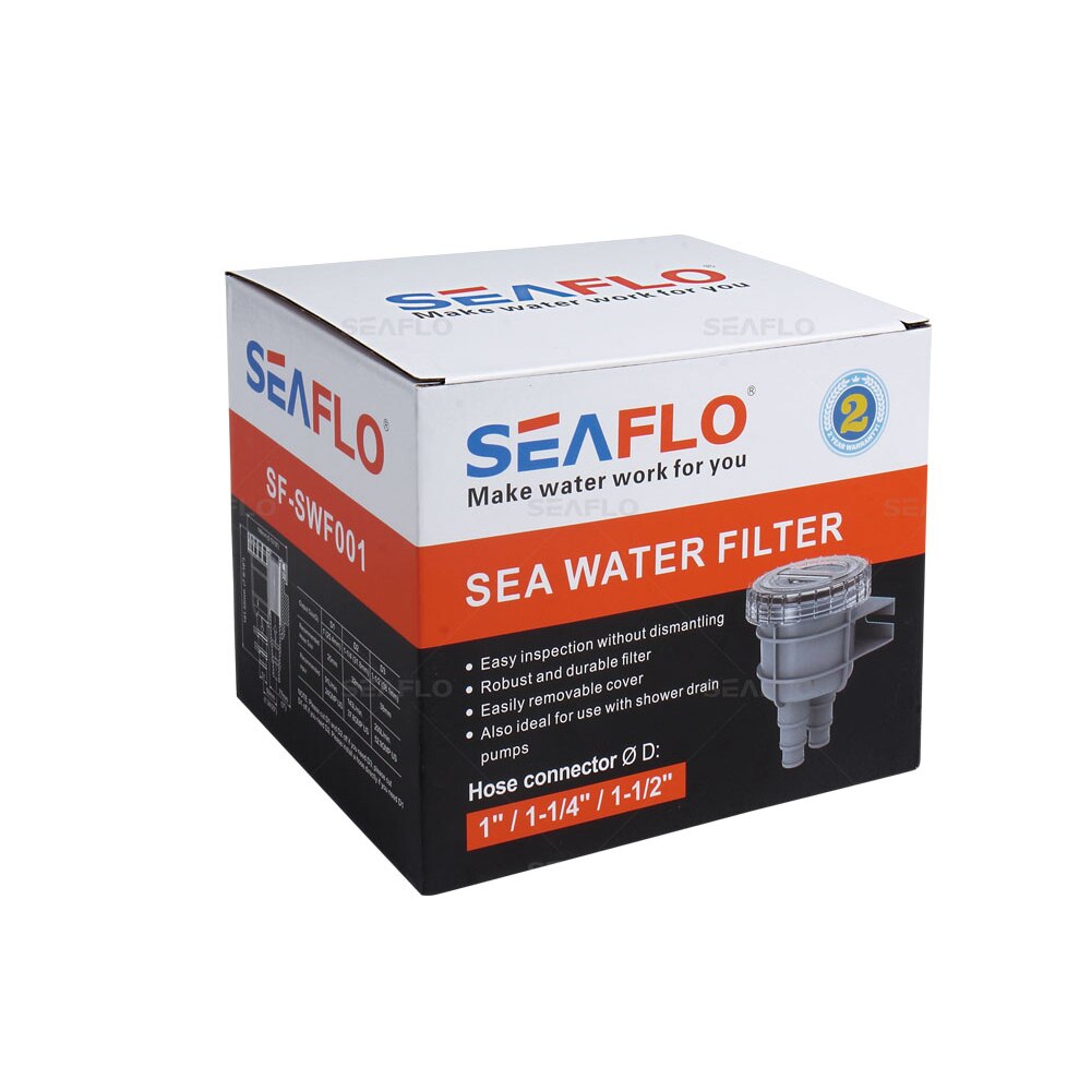 SEAFLO 02 Series Sea Water Filter