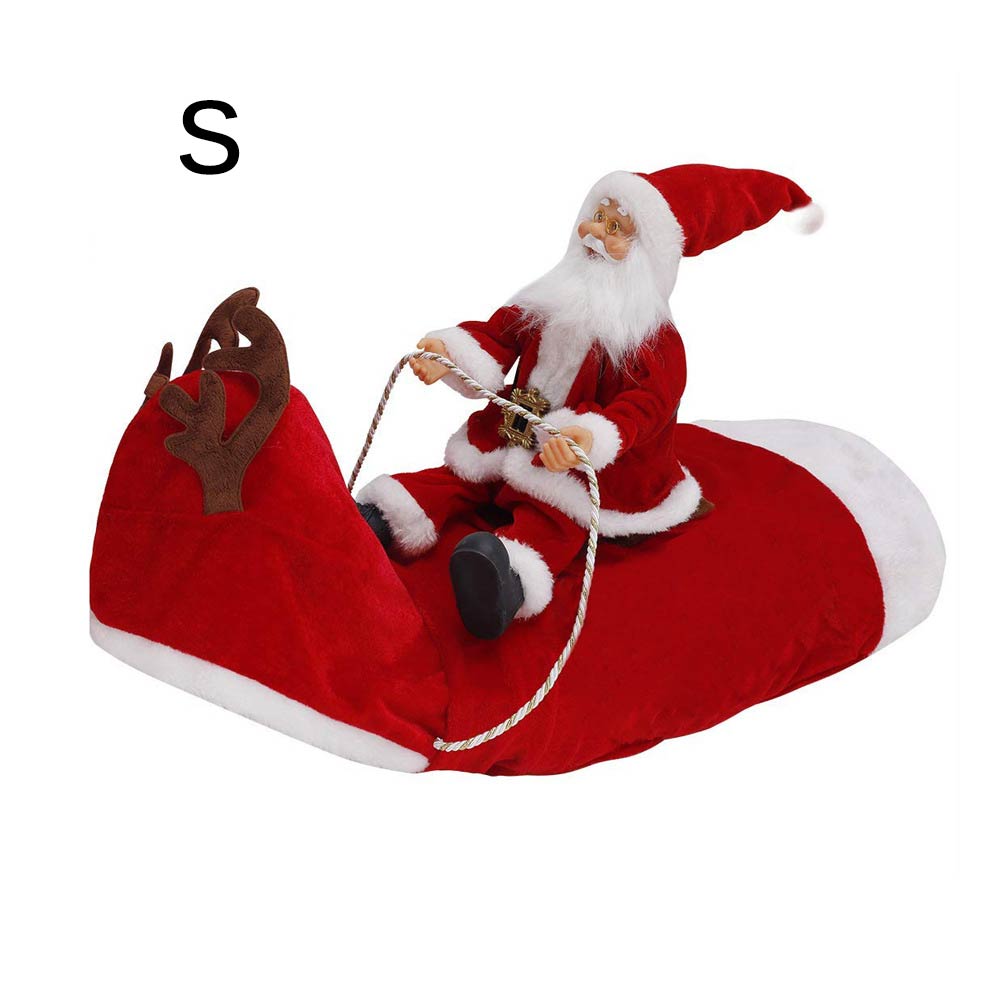 Christmas Pet Costume Santa Claus Horse Riding Dog... Vicedeal